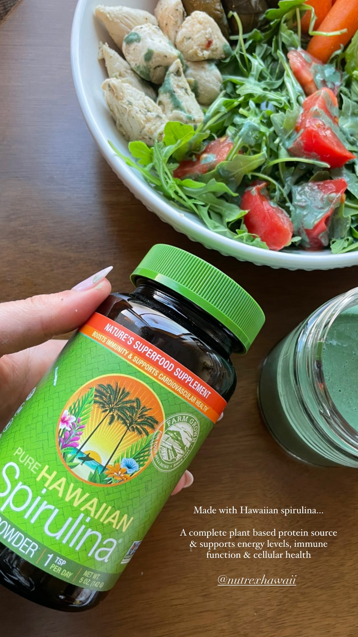 Hawaiian Spirulina Tahini Dressing Nutrex Hawaii