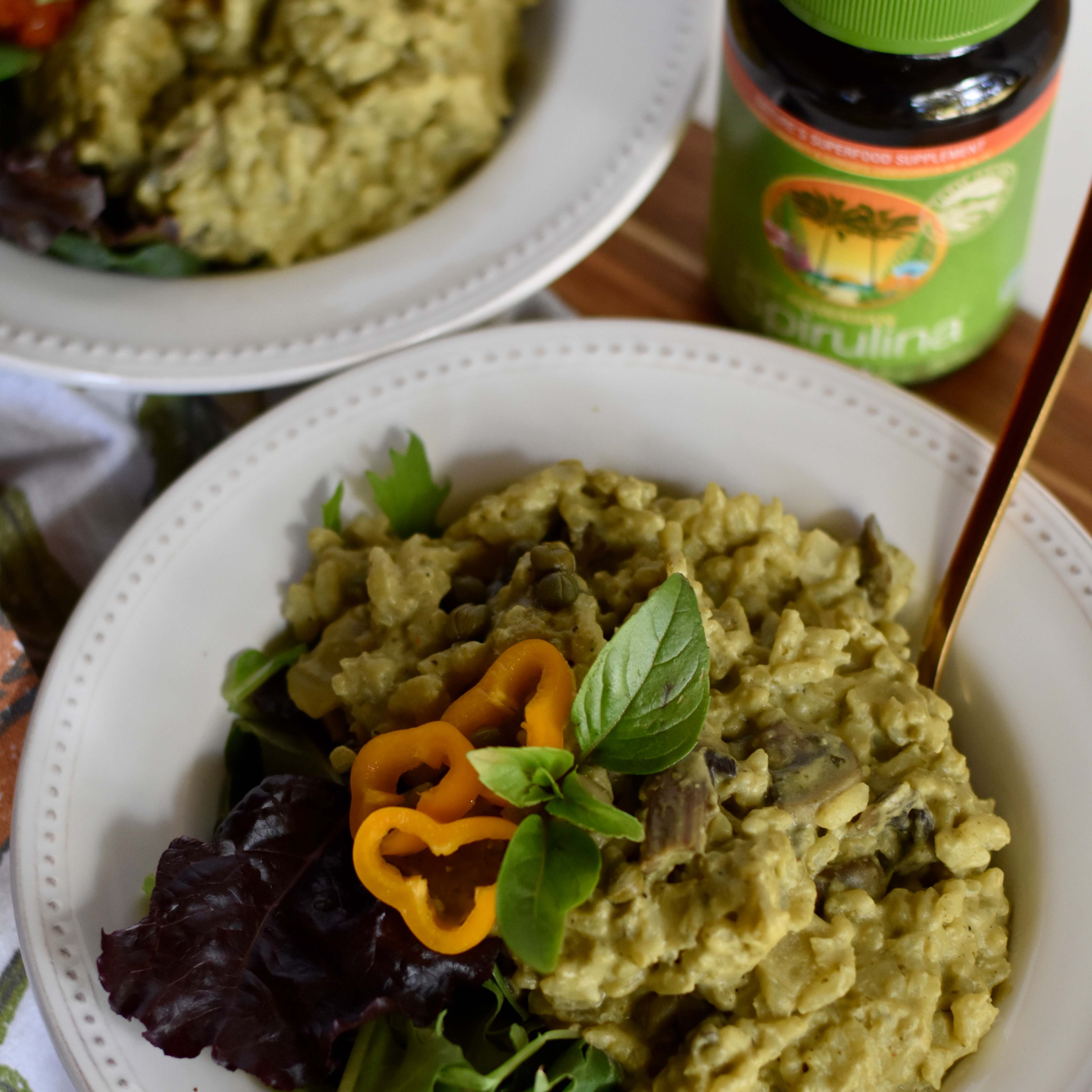 Pesto Risotto – Nutrex Hawaii