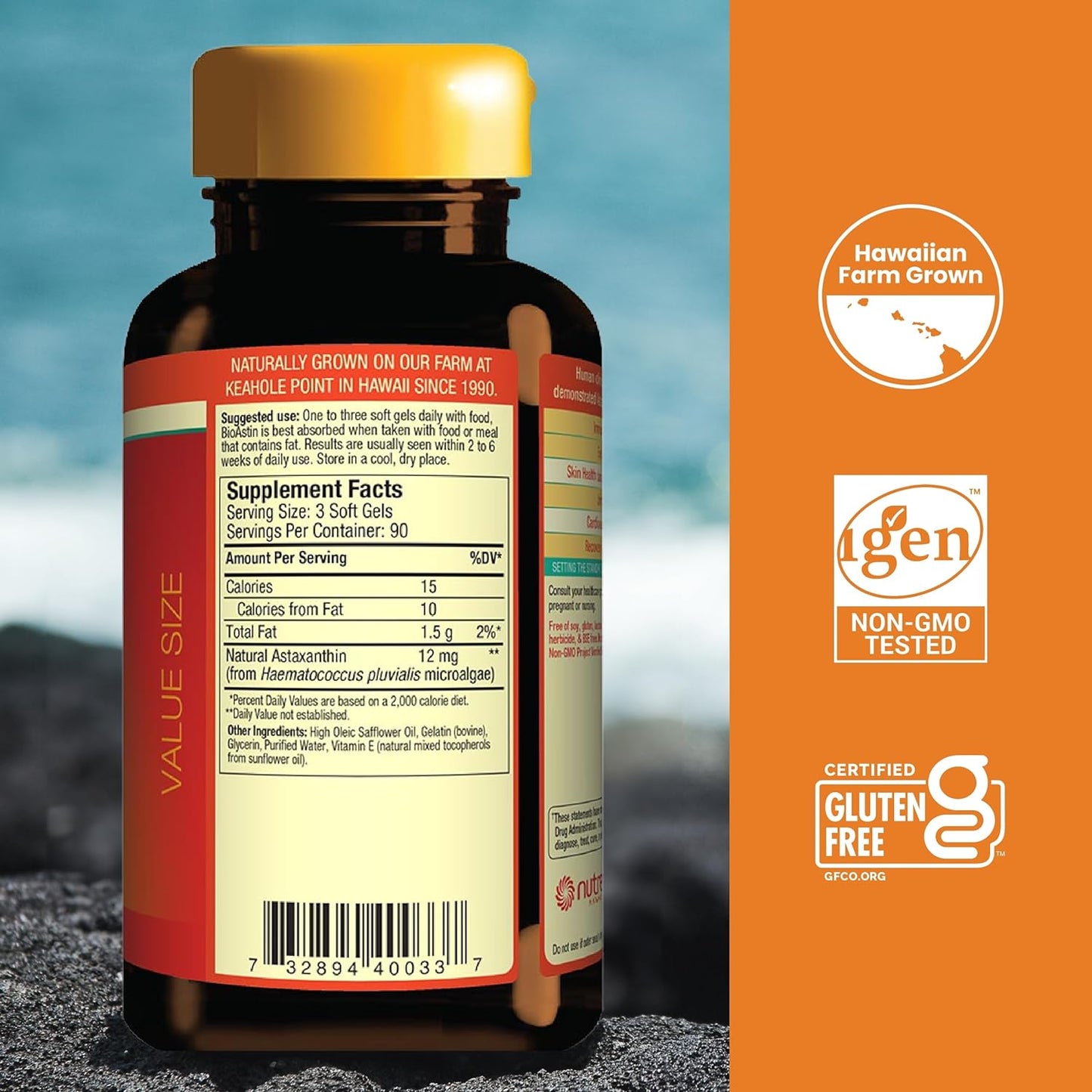 BioAstin Hawaiian Astaxanthin 4mg - 270ct