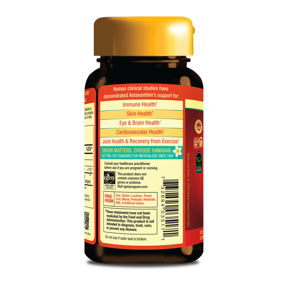 BioAstin Hawaiian Astaxanthin 12mg - 25ct