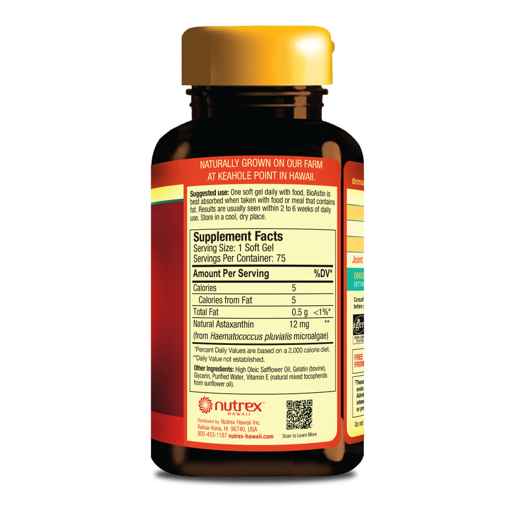 BioAstin Hawaiian Astaxanthin 12mg - 75ct