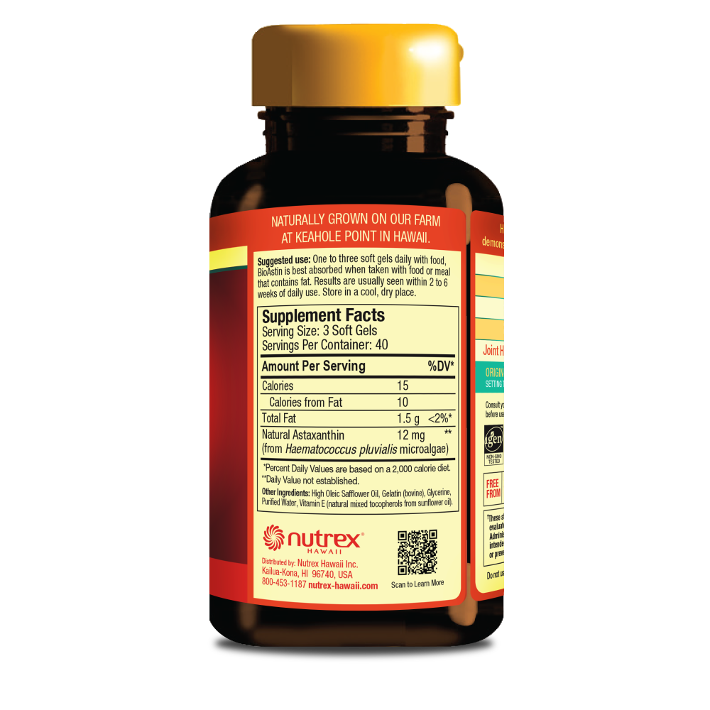 BioAstin Hawaiian Astaxanthin 4mg - 120ct