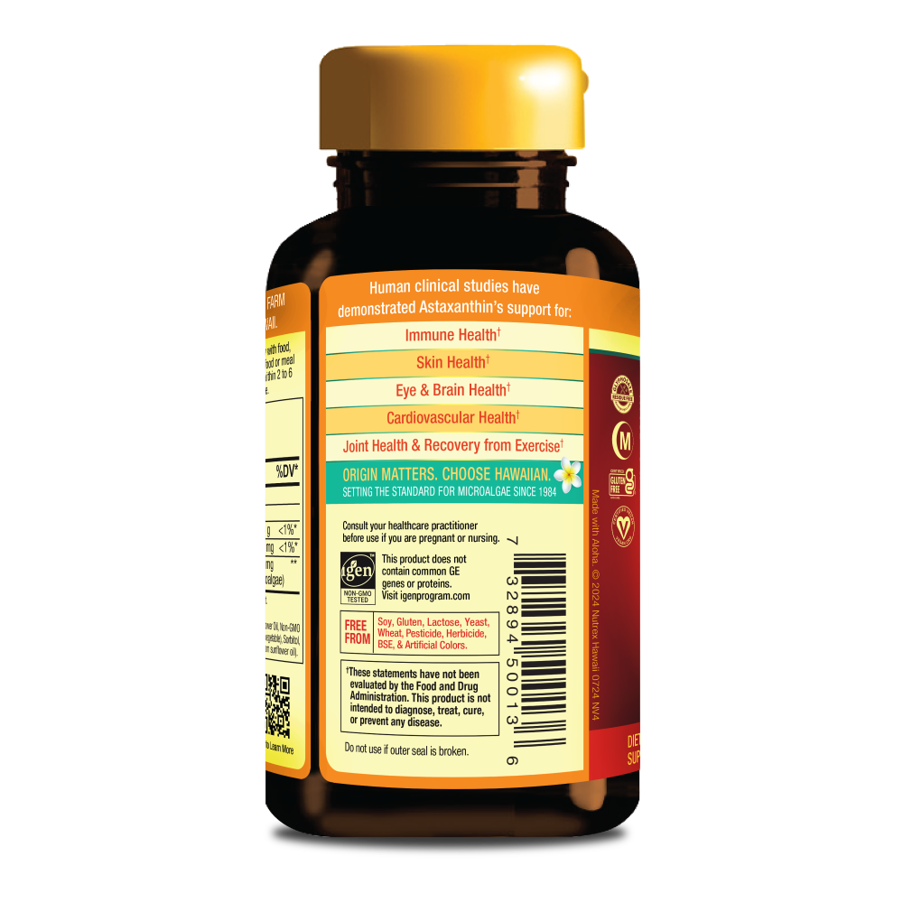 BioAstin Hawaiian Astaxanthin VEGAN - 4mg 120ct