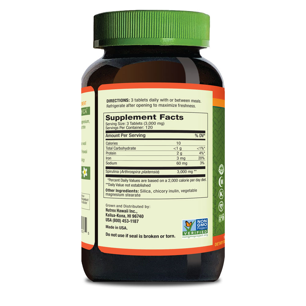 Hawaiian Spirulina 1000mg Tablets 360ct