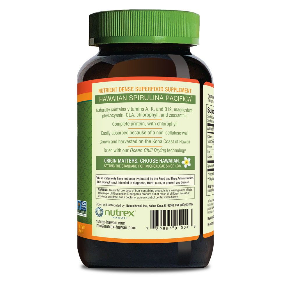 Hawaiian Spirulina 500mg Tablets - 400ct