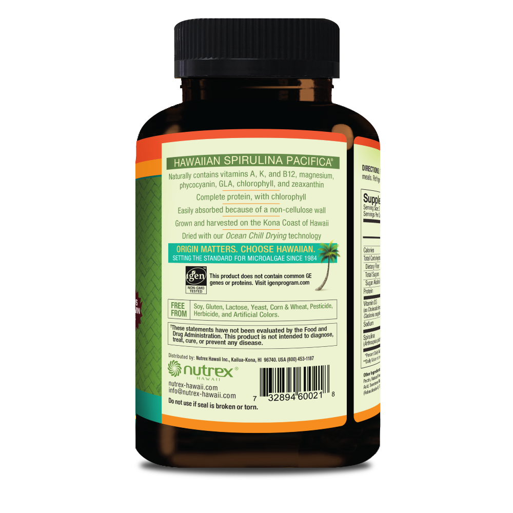 Hawaiian Spirulina Superfood Gummies + Vitamin D3 120ct