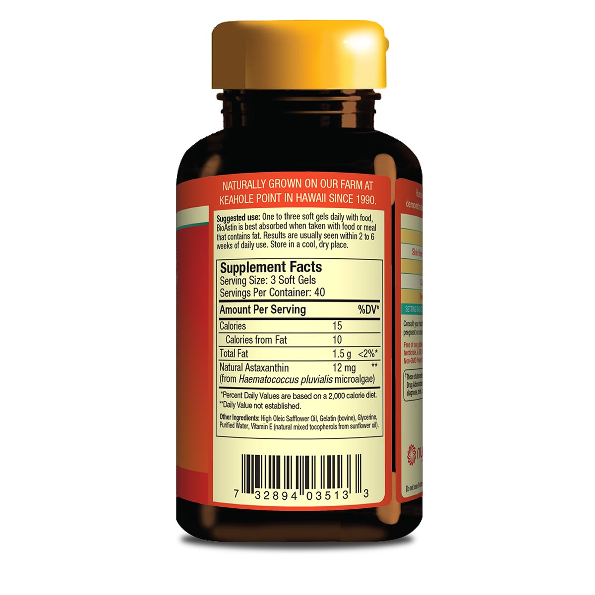 BioAstin Hawaiian Astaxanthin 4mg - 120ct