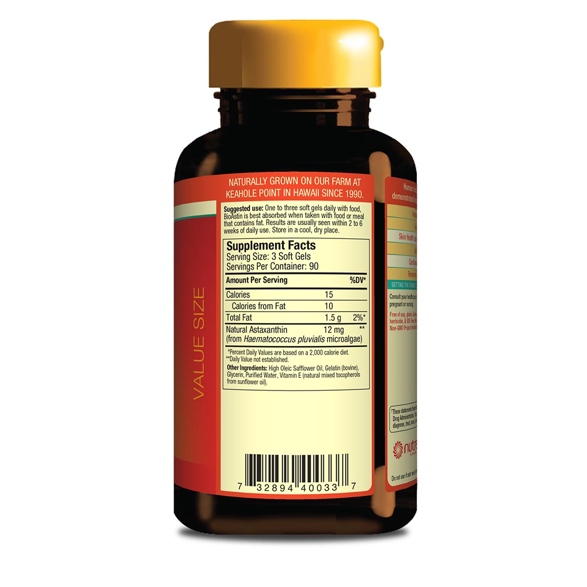 BioAstin Hawaiian Astaxanthin 4mg - 270ct