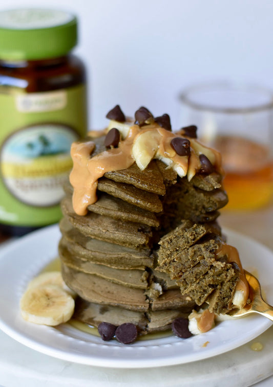 Chocolate Protein Pancakes