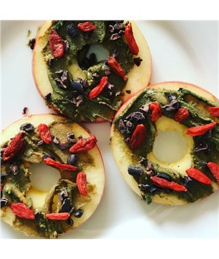 Spirulina Apple Ring Snack