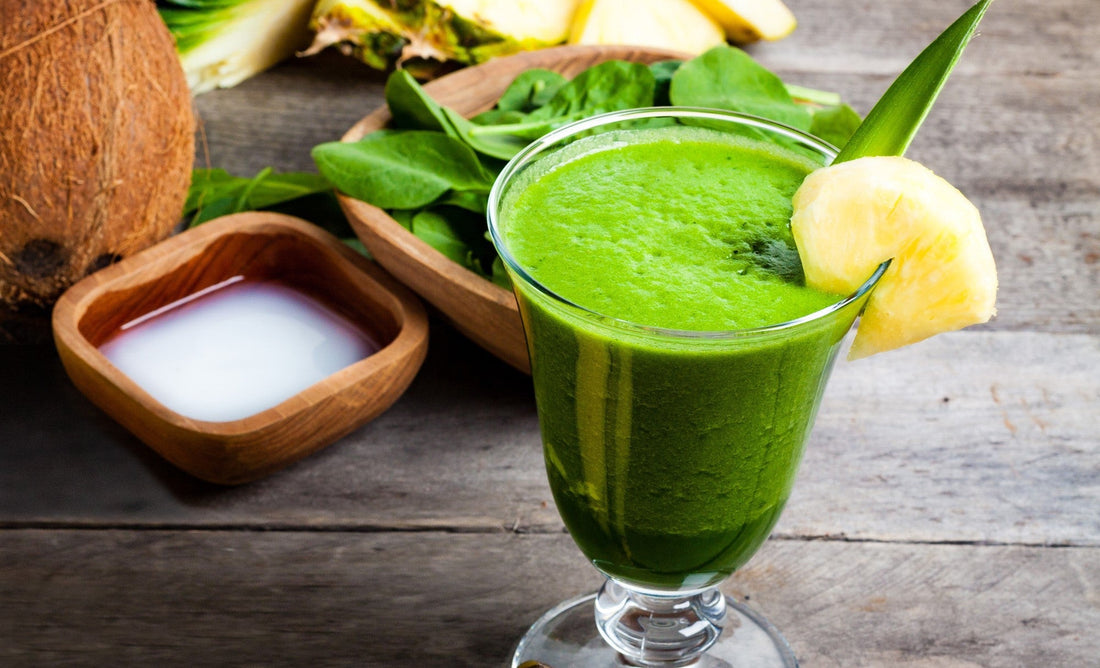 Spirulina Pina Colada Smoothie