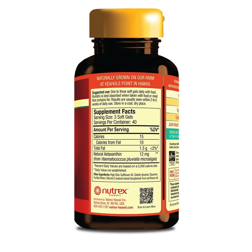BioAstin Hawaiian Astaxanthin 4mg - 120ct