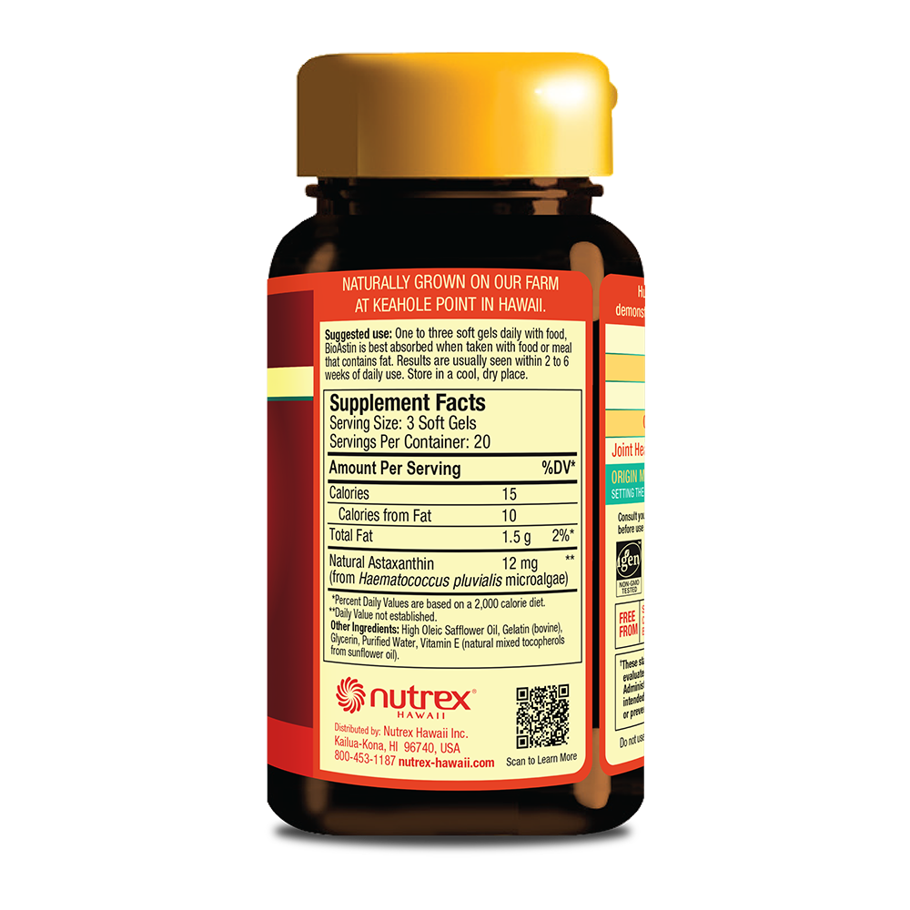 BioAstin Hawaiian Astaxanthin 4mg - 60ct