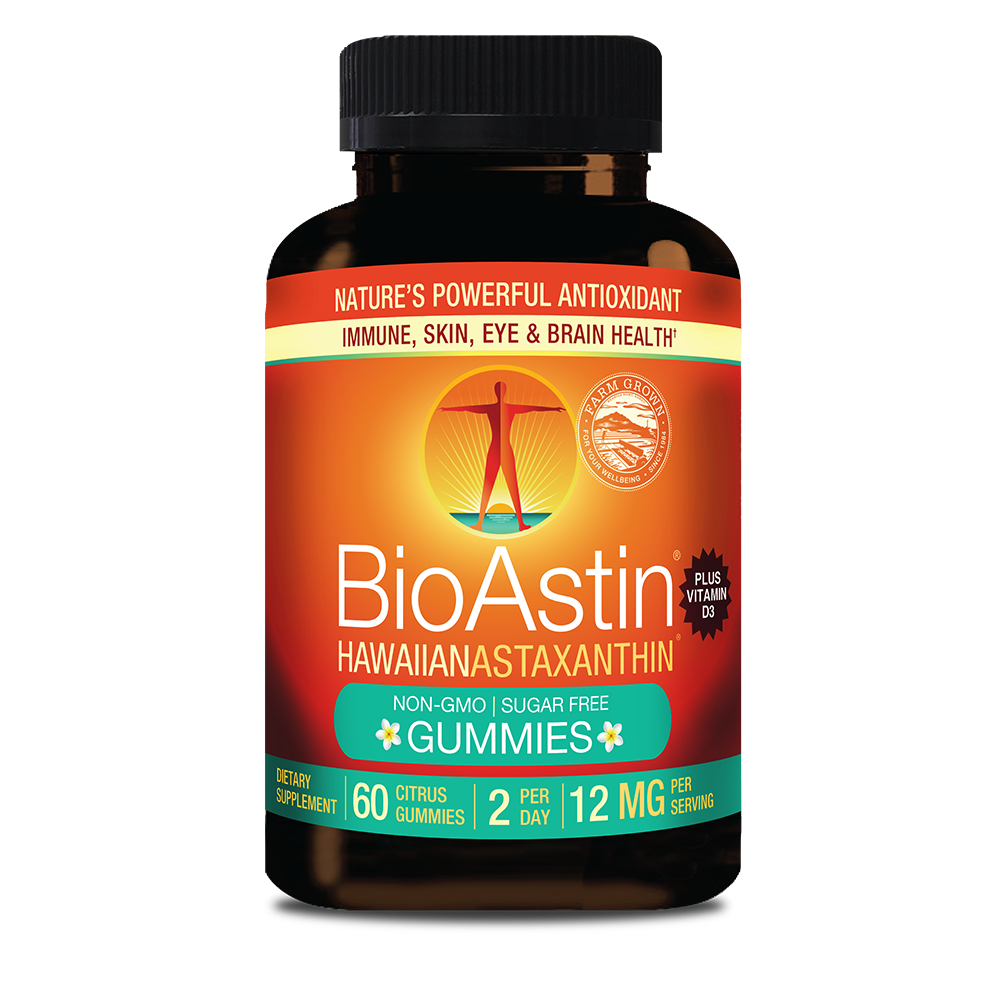 BioAstin Hawaiian Astaxanthin Gummies 12mg - 30 Day Supply