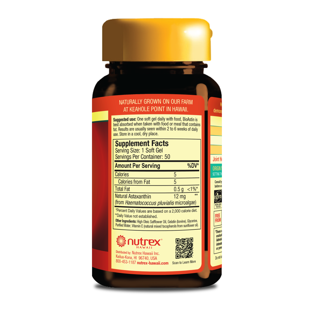 BioAstin Hawaiian Astaxanthin 12mg - 50ct