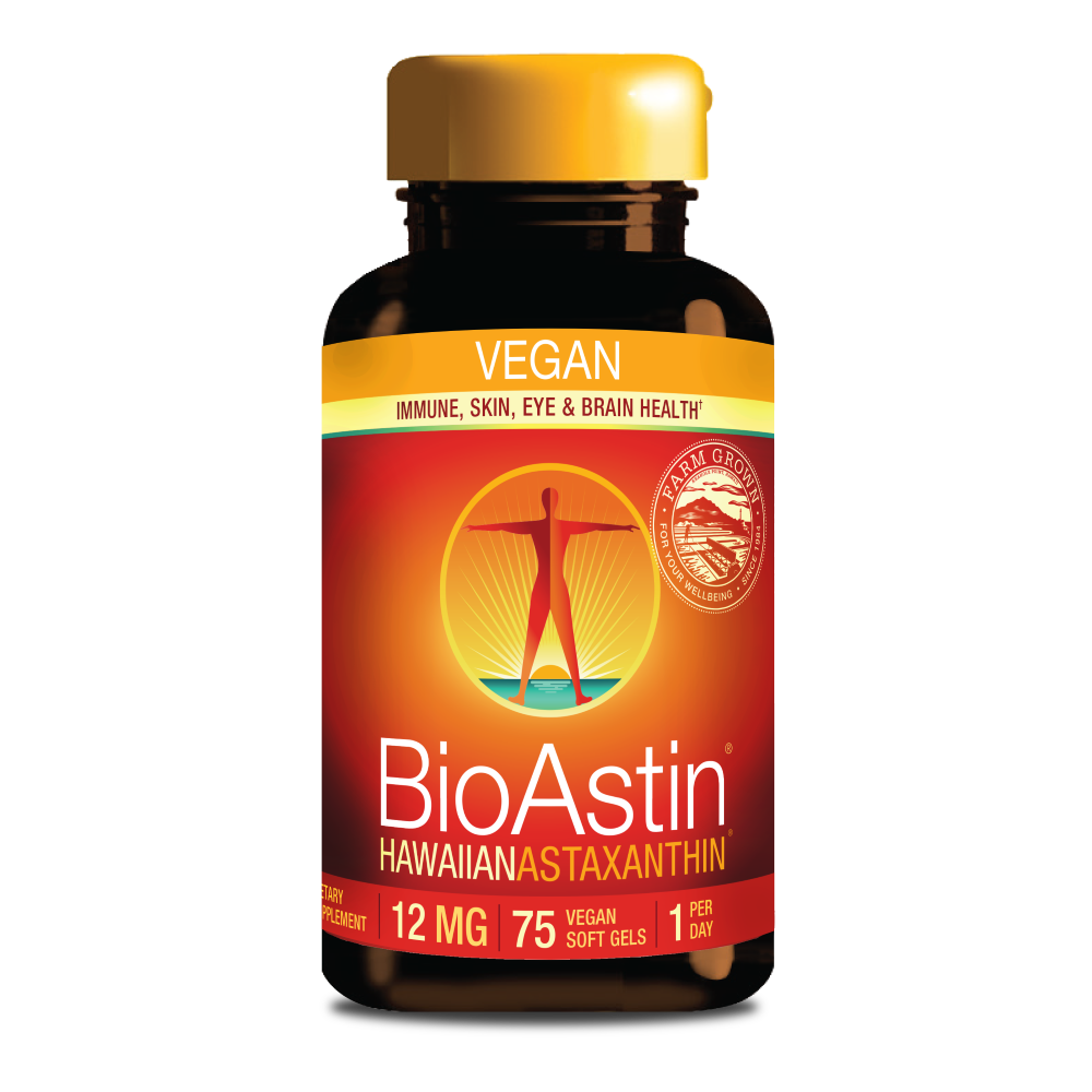 BioAstin Hawaiian Astaxanthin VEGAN - 12mg 75ct