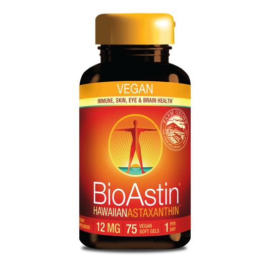 BioAstin Hawaiian Astaxanthin VEGAN - 12mg 75ct
