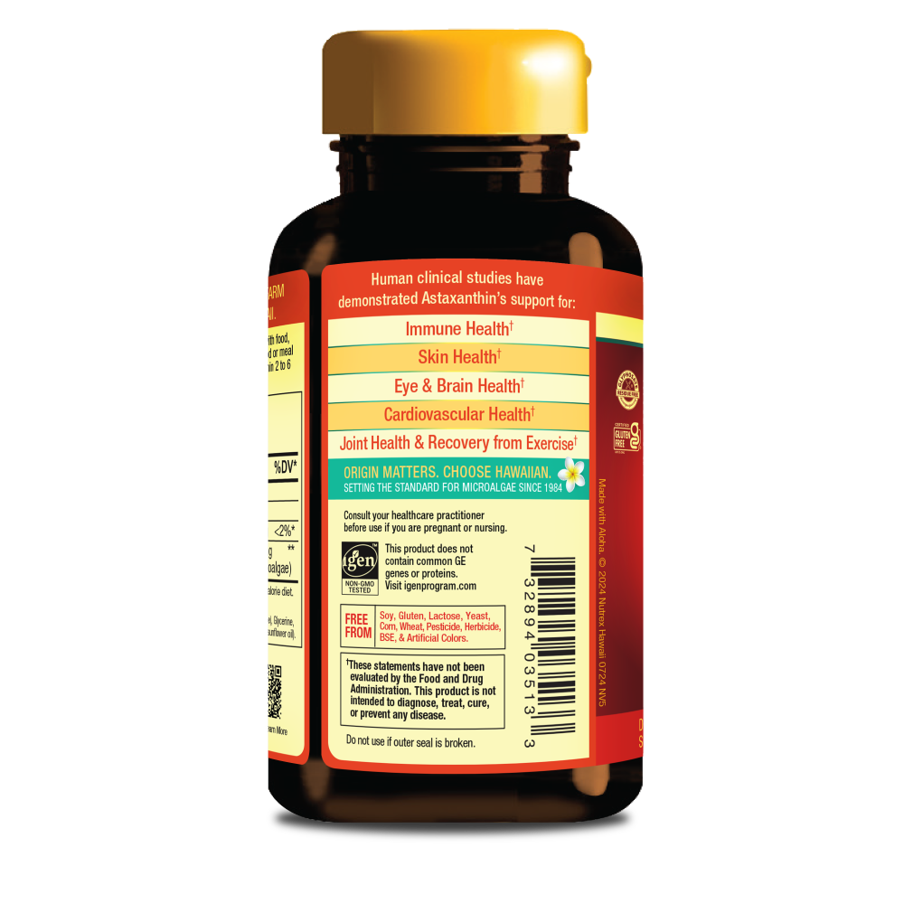 BioAstin Hawaiian Astaxanthin 4mg - 120ct