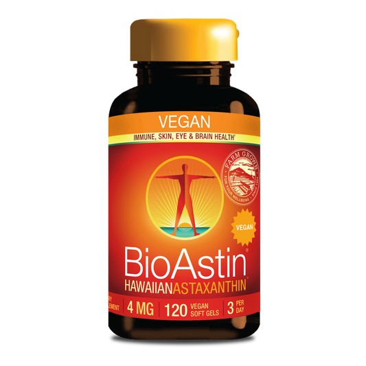 BioAstin Hawaiian Astaxanthin VEGAN - 4mg 120ct
