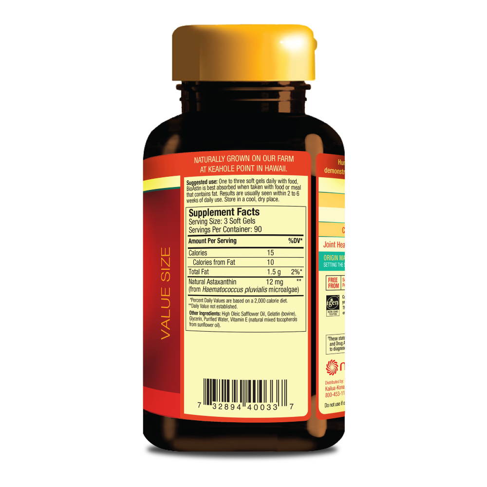 BioAstin Hawaiian Astaxanthin 4mg - 270ct