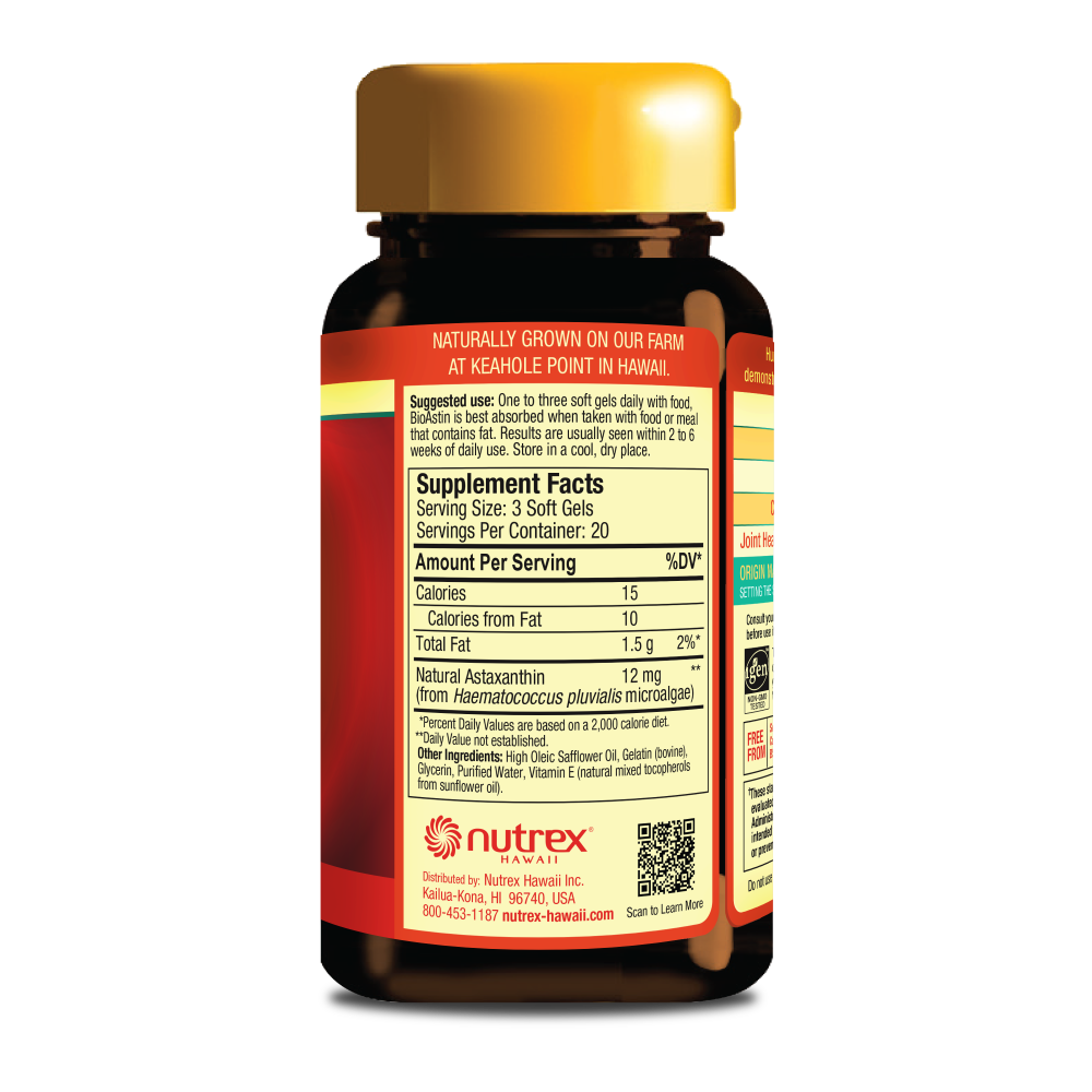 BioAstin Hawaiian Astaxanthin 4mg - 60ct