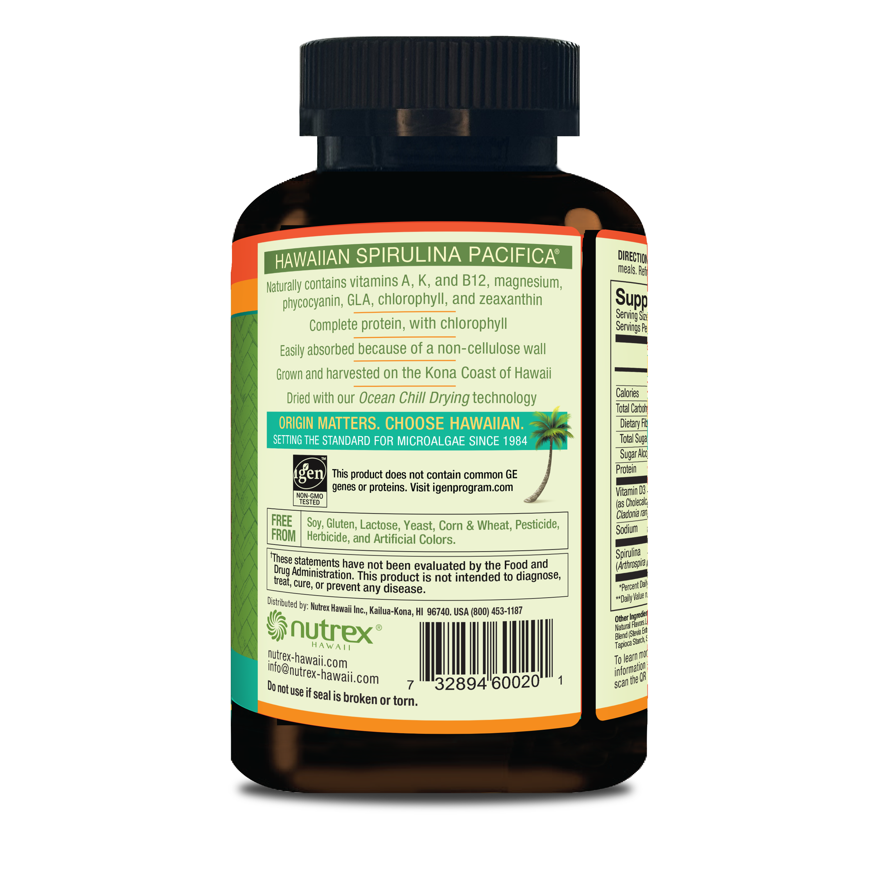 Hawaiian Spirulina Superfood Gummies + Vitamin D3
