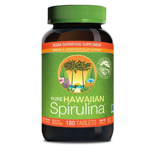 Hawaiian Spirulina 3 A Day 1000mg Tablets - 180ct