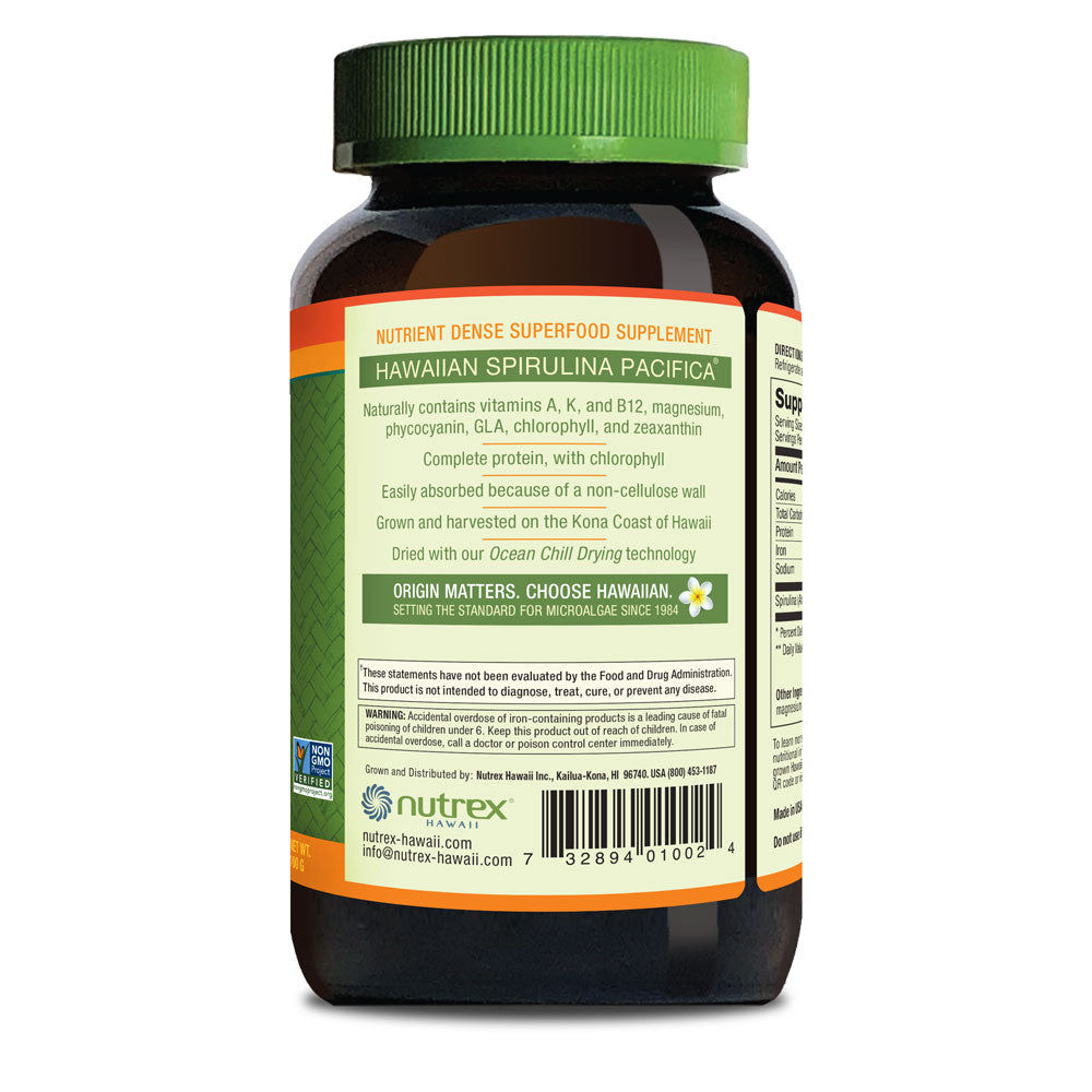Hawaiian Spirulina 500mg Tablets 200ct