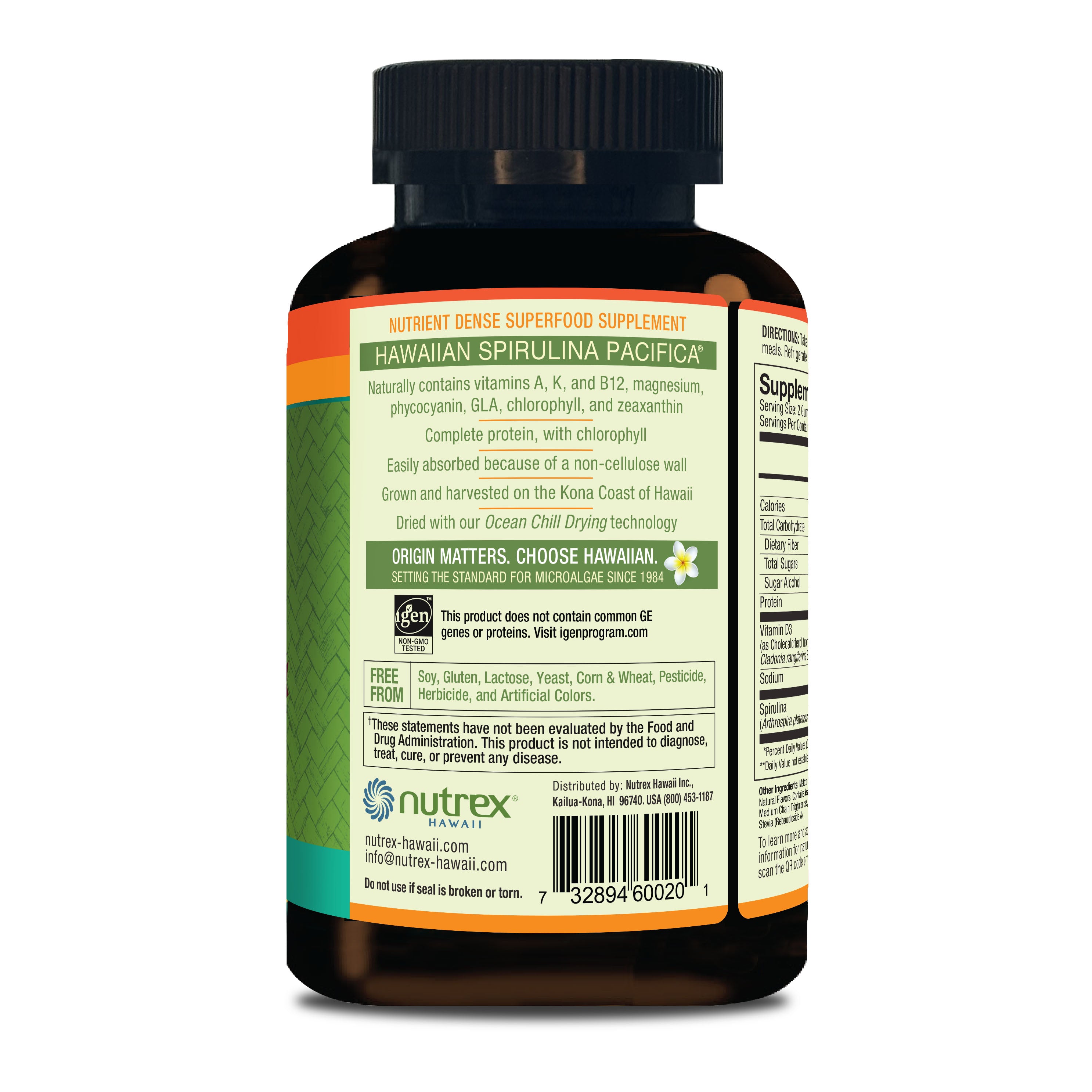 Hawaiian Spirulina Superfood Gummies + Vitamin D3