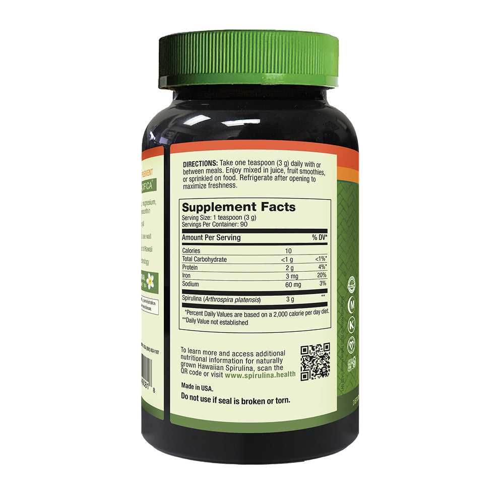 Hawaiian Spirulina Powder - 9.53oz