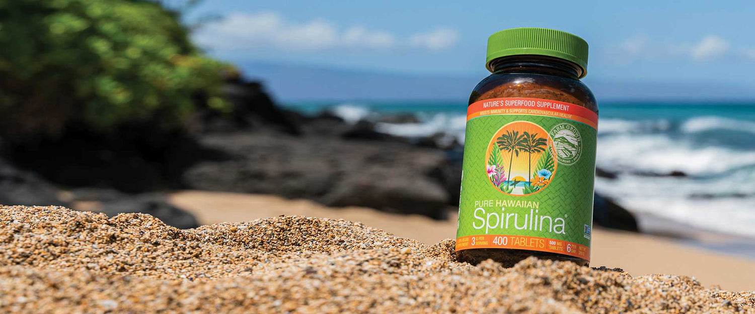 Hawaiian Spirulina on the Beach 