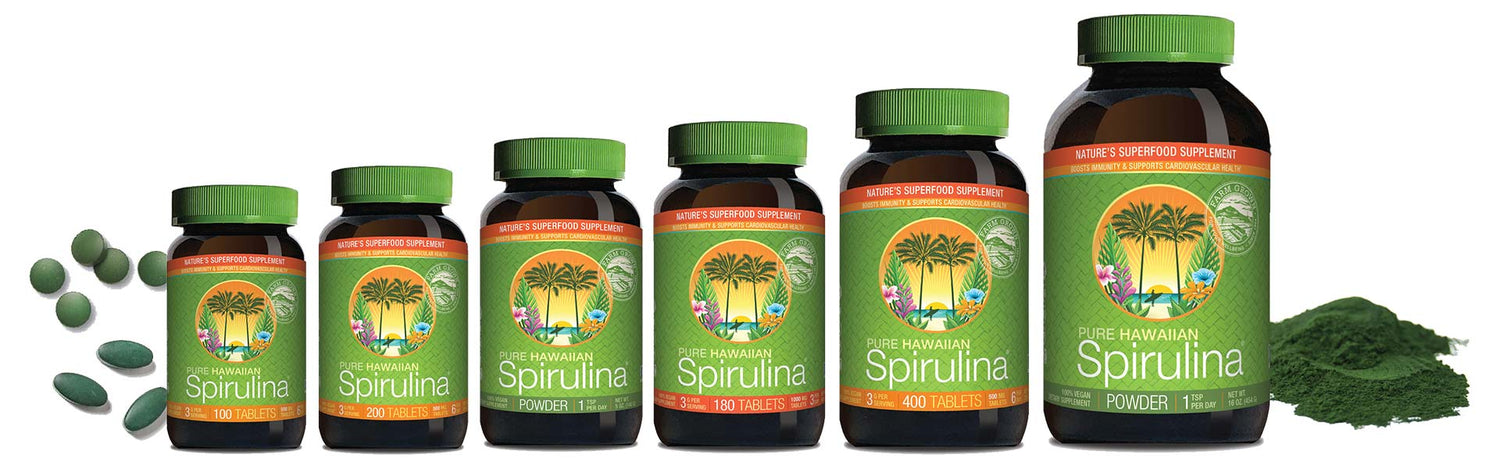Hawaiian Spirulina Line Up