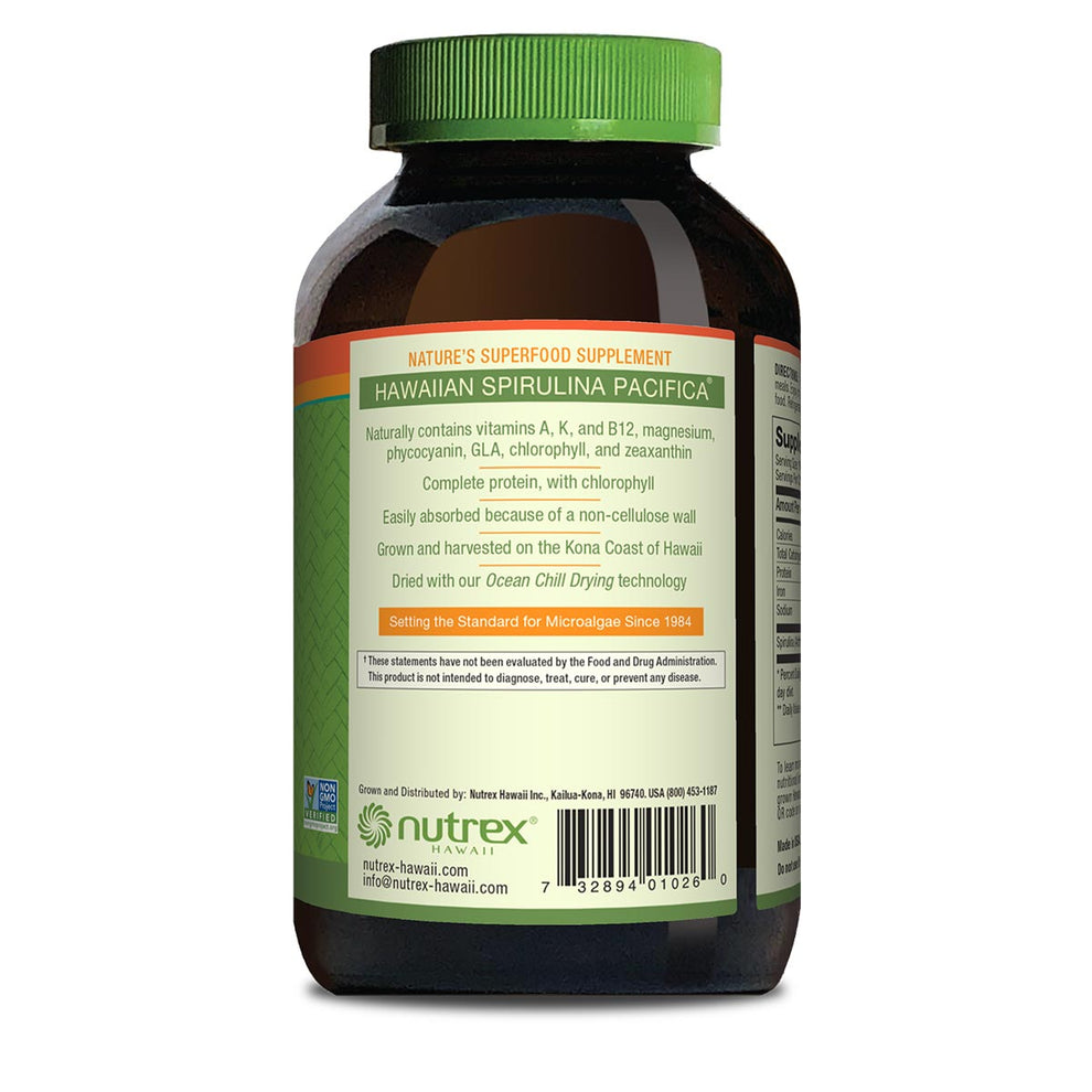 Hawaiian Spirulina Powder 16oz Nutrex Hawaii