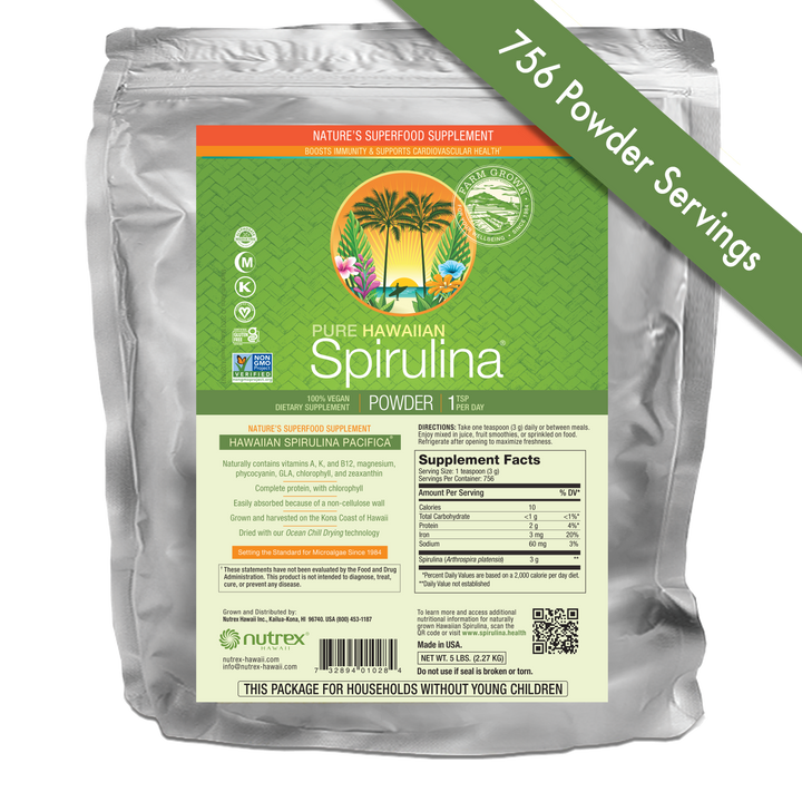 Buy Spirulina Boost Energy with Pure Hawaiian Spirulina Nutrex Hawaii