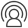 head with waves icon